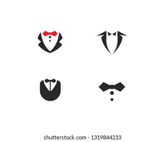 Tuxedo logo vector icon template