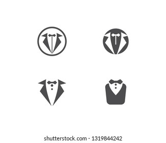 Tuxedo logo vector icon template