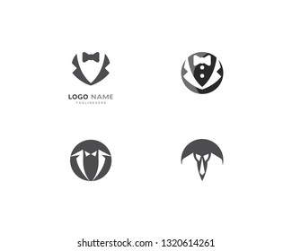 Tuxedo logo vector icon template