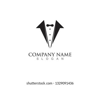 Tuxedo logo vector icon template