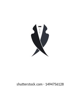 Tuxedo logo vector icon template