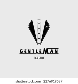 tuxedo logo vector illustration design for use brand company sign