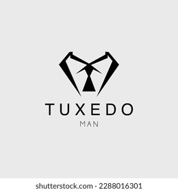 Tuxedo Logo, Vektorgrafik-Design, Markensymbol