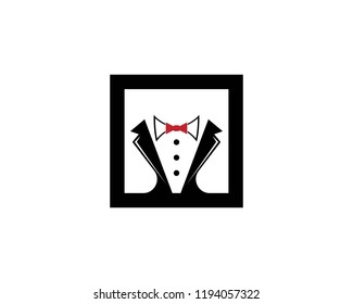 Tuxedo logo vector template