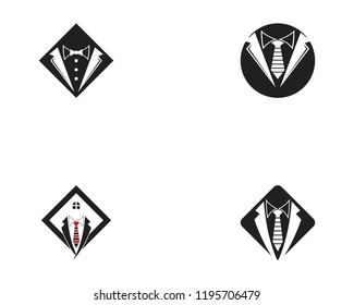 Tuxedo logo vector template