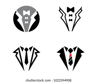 Tuxedo logo vector template ilustration