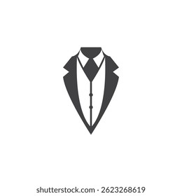 Tuxedo Man Business Logo Template Illustration