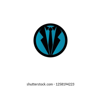 Tuxedo man logo and symbols black icons template