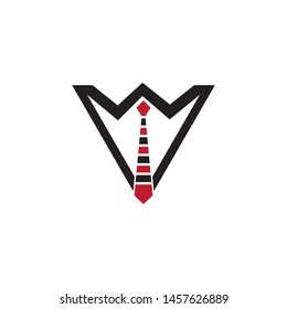 Tuxedo Man Logo Symbols Black Icons Template