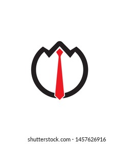 Tuxedo Man Logo Symbols Black Icons Template