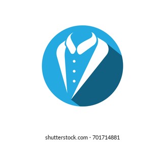 Tuxedo man logo and symbols black icons template