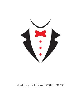 Tuxedo man logo and symbols template