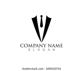 Tuxedo Man Logo Template