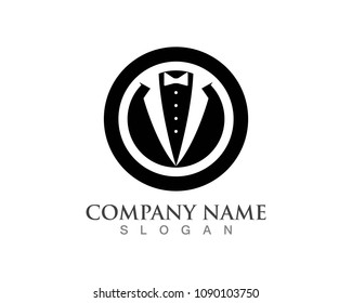 Tuxedo Man Logo Template