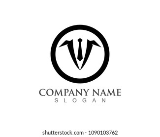 Tuxedo Man Logo Template