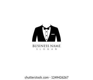 Tuxedo Man logo template design