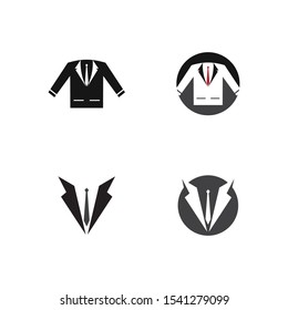 Tuxedo man logo vector template