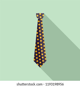 Tuxedo tie icon. Flat illustration of tuxedo tie vector icon for web design
