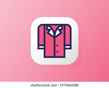 Tuxedo vector icon design. Perfect for logo, website, presentation, application, social media, and more. Icon design duotone style.
