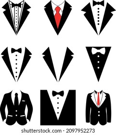 Tuxedos con corbata de arco 4