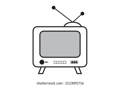 VECTOR DE ANÁLOGO DE TV PARA ILUSTRACIÓN Y DISEÑO GRÁFICO