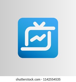 tv app icon design for smartphone