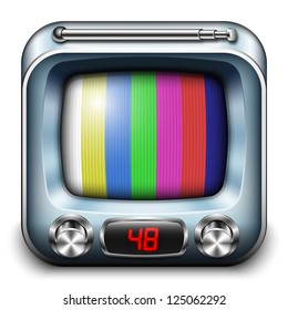 TV App icon, vector