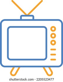 Icono vectorial de aplicación de Tv. Se puede usar para imprimir, móviles y aplicaciones web.
