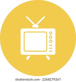 Tv App Vektorsymbol. Kann für Druck-, Mobil- und Web-Anwendungen verwendet werden.