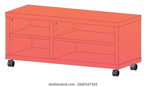 Tablero de la TV, Ilustraciones elegantes del diseño interior para el hogar, el hotel, la oficina y el departamento