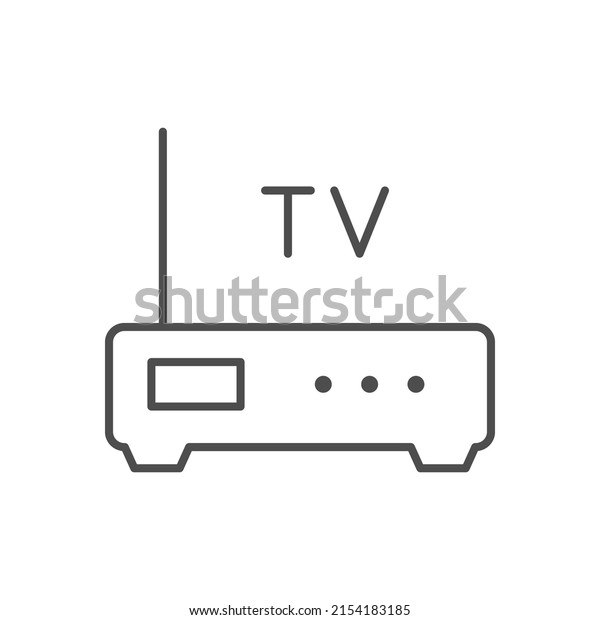 TV box line outline\
icon