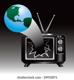 tv broken by globe