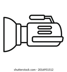 Tv camera icon outline vector. Video movie. Digital film