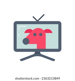 TV Cartoons icon in vector. Illustration
