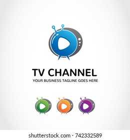 TV Channel Logo Template.