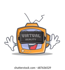 TV character cartoon object with virtual reality
