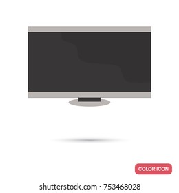 TV color flat icon