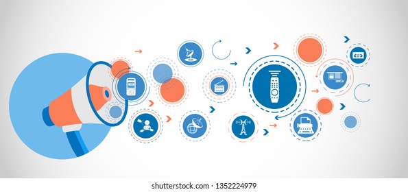 tv control icon. Detailed set icons of media element icon. Premium quality graphic design. One of the collection icons for websites, web design, mobile app