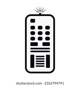Tv Control Icon symbol, and vector, Can be used for web, print, and mobile