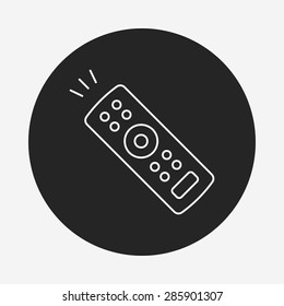 tv control line icon