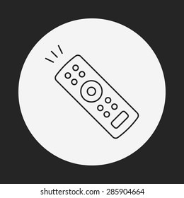 tv control line icon