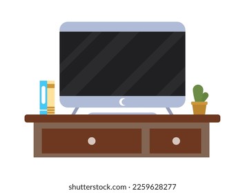 tv and drawer furniture icon