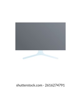 TV. Editable vector icon, coloured.