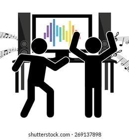 tv entertainment design, vector illustration eps10 graphic