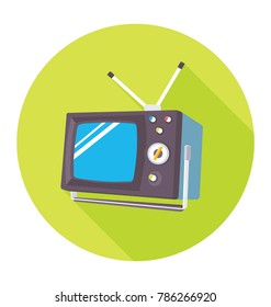 
Tv Flat Colored Icon
