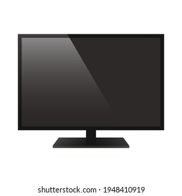 TV flat screen illustrarion vector