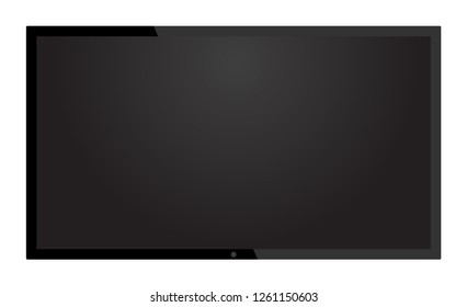 TV flat screen lcd plasma. Vector illustration.
