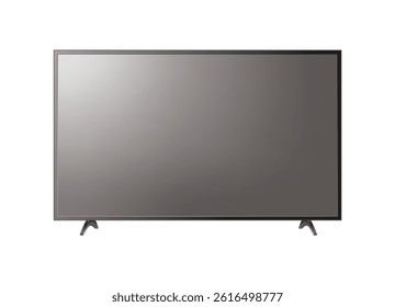 TV flat screen lcd, plasma realistic vector illustration