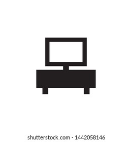 Tv household equipment icon for web and mobile