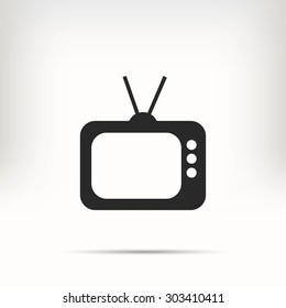 Tv Icon Stock Vector (Royalty Free) 303410411 | Shutterstock